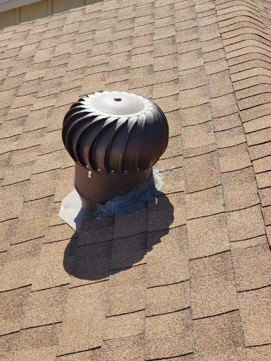 Spinner vent on roof 2